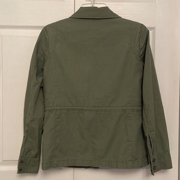J. Crew Army Green Utility Jacket XS Lightly Used - Picture 4 of 9